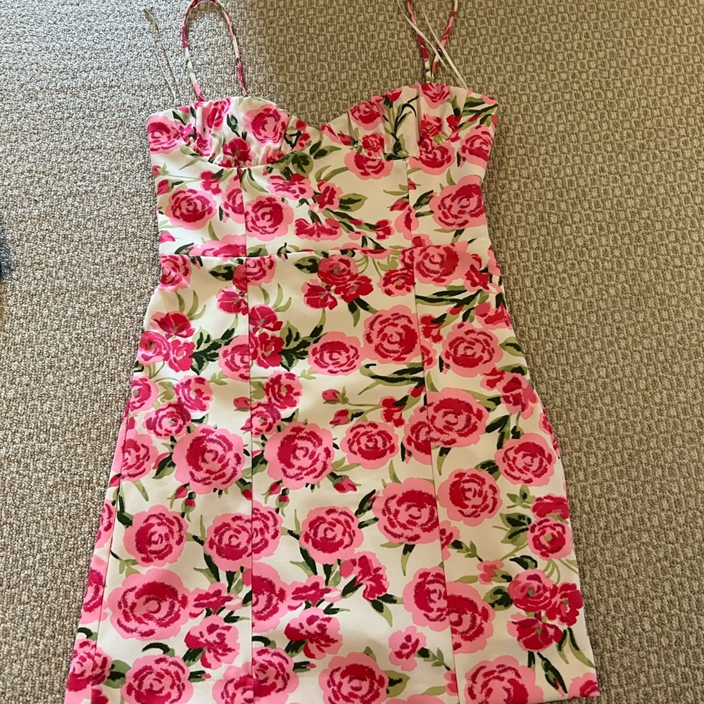 Zara Floral corset style dress